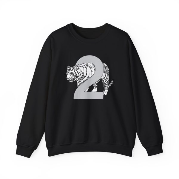 2hollis 222 Pixel Tiger Unisex Heavy Blend™ Crewneck Sweatshirt